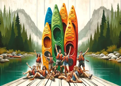 illustration-séminaireRSE-cohésion-canoë-kayak1